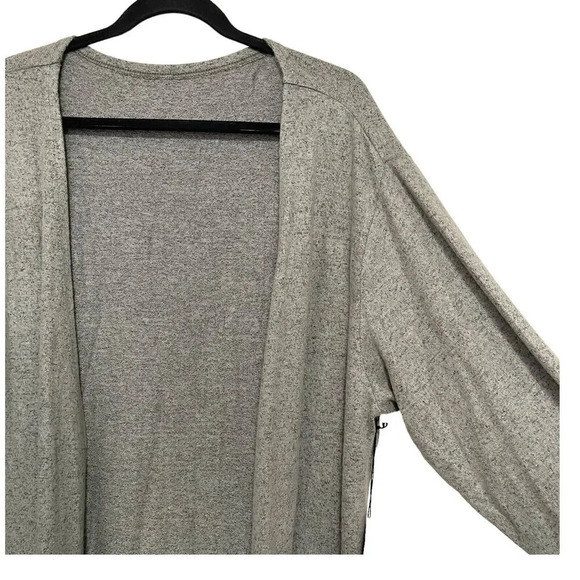 ZYIA Active Lounge Boyfriend Open Front Cardigan Size XXXL Green Long Sleeve NWT - Picture 4 of 8